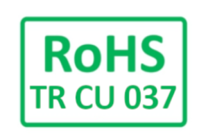 Aktualisierte Liste der Produkte, die der EAC-Zertifizierung TR CU 037 2016 ROHS unterliegen